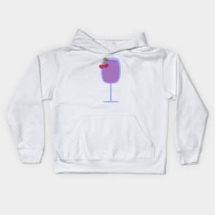 Cherry cocktail. Kids Hoodie